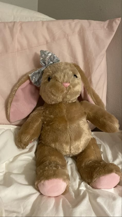 coquette dollette bunny bed time soft pink cute lana del rey lily rose depp pink sheets sleep coquette aesthetic Jellycat Stuffed Animals, Teddy Bear Wallpaper, Cute Squishies, Build A Bear, Bear Wallpaper, Cute Plush, Cute Stuffed Animals, Book Girl, Cute Toys