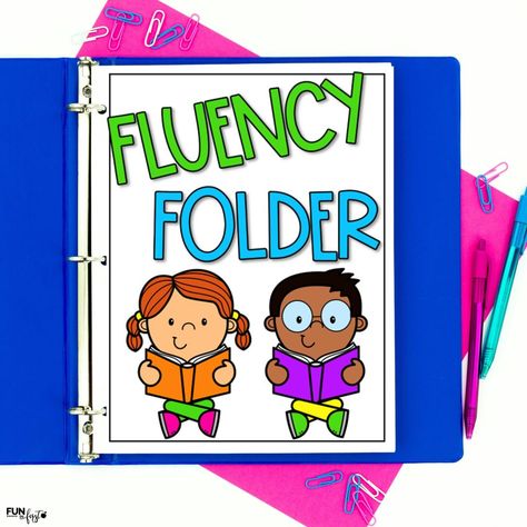 Reading Folders First Grade, Fluency Folders 2nd Grade, Word Work Stations, Math Fluency, Fluency Practice, Phonics Practice, Classroom Routines, Phonics Words, Reading Practice