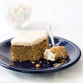 <p>Spice cakes can be bland and leaden. Could we create a tender, airy cake with convincing spice flavor that stands up to a rich cream cheese frosting?</p> Lavender Brownies, Banana Sheet Cakes, Olive Oil Cakes, Banana Coffee Cake, Mini Carrot Cake, Butterscotch Cake, Cinnamon Caramel, Single Layer Cakes, Banana Coffee