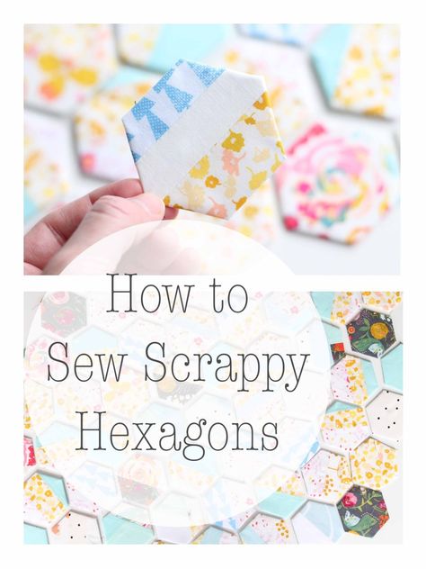 Epp Projects, Hexagon Projects, Hexie Projects, Hexagon Ideas, Hexagon Quilting, Hexie Quilts Patterns, Simple Sewing Tutorial, Hexagon Quilt Pattern, Hexie Quilts