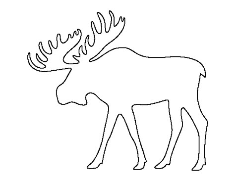 Moose pattern. Use the printable outline for crafts, creating stencils, scrapbooking, and more. Free PDF template to download and print at http://patternuniverse.com/download/moose-pattern/ Moose Template, Wood Burning Patterns Stencil, Moose Silhouette, Stenciled Table, Animal Templates, Free Stencils, Wood Burning Patterns, Animal Silhouette, Scroll Saw Patterns