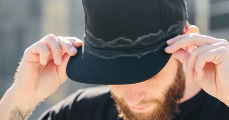 Remember that hat you always used to wear? You know, the one that fit perfectly? The one you always relied on? Maybe it’s the one tucked away on the top shelf o(...) Hat Cleaning, Remove Sweat Stains, Beard Tips, Hacks And Tricks, Flat Bill Hats, Sweat Stains, Black Baseball Cap, Man Hat, White Stain