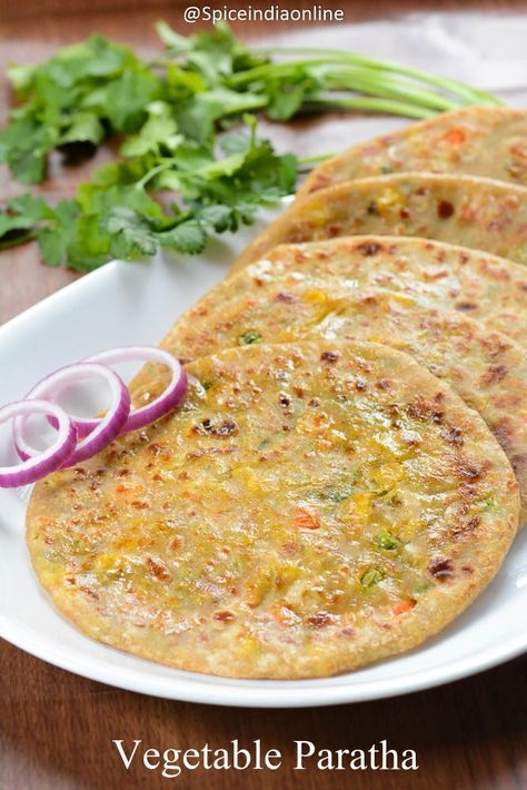 Healthy Flatbread, Stuffed Paratha, Mix Veg, Paratha Recipe, Breakfast Recipes Indian, Paratha Recipes, Indian Breakfast, Indian Snack Recipes, Indian Food Recipes Vegetarian