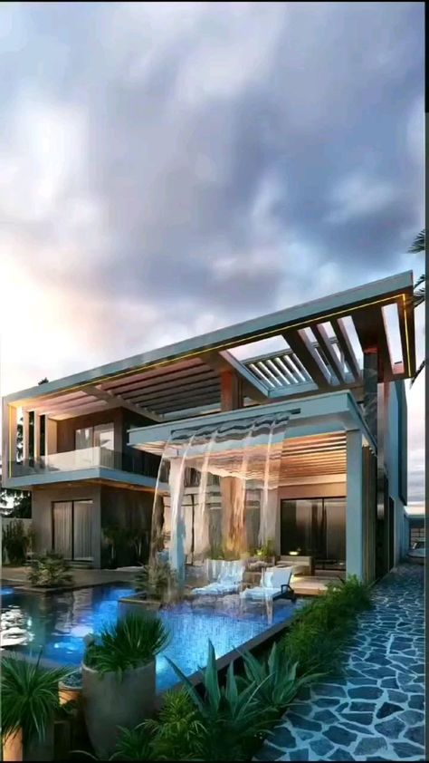 Luxurious villa design . . #tranding #travelphotography #virul #view #reelsinstagram #reelsindia … in 2022 | Modern house exterior, Modern house design, Small house design Luxurious Villa, Bloxburg Modern, Exterior Bloxburg, Luxury House Interior Design, Architect Design House, Plans Modern, Beautiful House Plans, House Outside Design, Design Exterior