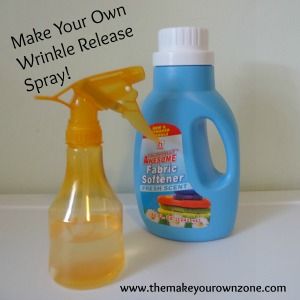 Wrinkle Release Spray, Diy Wrinkles, Wrinkle Release, Homemade Cleaning Products, Diy Cleaners, Cleaners Homemade, Diy Recipes, Laundry Hacks, Household Tips