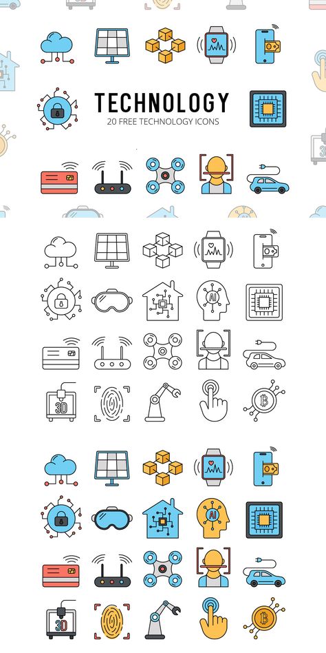 Before you – Technology Vector Free Icon Set Technology Icon Design, Technology Projects For Kids, Technology Drawing Ideas, Brain Technology, Tech Icons, Technology Drawing, Technology Vector, Left Brain, Free Icon Set