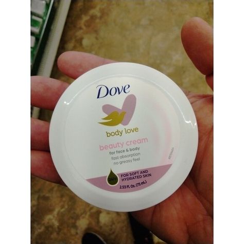 Dove Beauty Cream Body Love Body Face Skin Nourish & Moisturizer 2.53 fl.oz 75ml Dove Skincare, Dove Body Love, Dove Beauty Cream, Rose Body Lotion, Night Face Cream, Laneige Water Sleeping Mask, Dove Beauty, Hand Moisturizer, Love Body