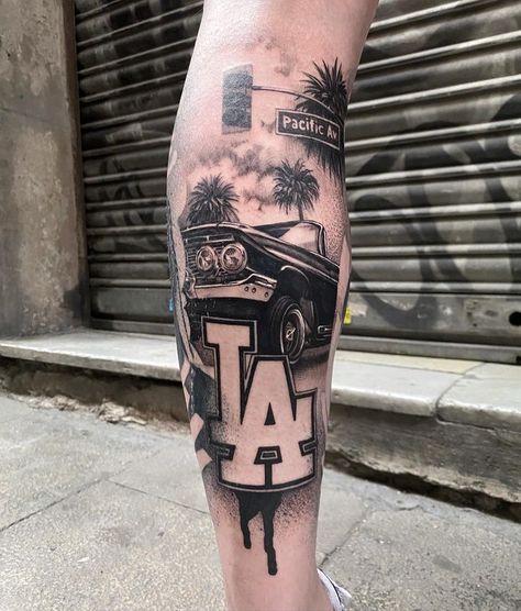 Stefano Phen: A Fusion of Graffiti, Tattoo and Street Culture | iNKPPL Elements Of Hip Hop, Hip Hop Tattoo, Lowrider Tattoo, Gang Tattoos, Florida Tattoos, Lower Leg Tattoos, Chicano Tattoos Sleeve, La Tattoo, Gangsta Tattoos