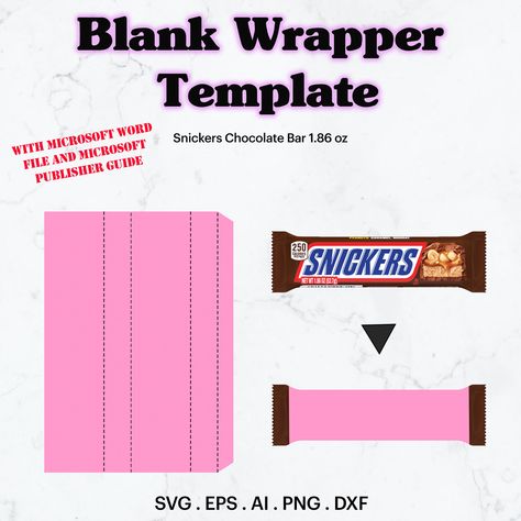 Chocolate Wrapper Template, Chocolate Bar Wrappers Template, Candy Bar Labels Template, Party Favor Bags Diy, Snickers Chocolate Bar, Custom Candy Bar Wrappers, Custom Chocolate Bar Wrappers, Birthday Chocolate Bar Wrappers, Candy Bar Wrapper Template