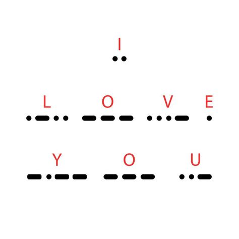 I Love You text in Morse code. Vector illustration. I Like You In Morse Code, Love Morse Code Tattoo, Tattoo Ideas Morse Code, How To Say I Love You In Morse Code, How To Write I Love You In Morse Code, I Love U In Morse Code, Morse Code For I Love You, Morse Code Bracelet I Love You, Morse Code I Love You Tattoo