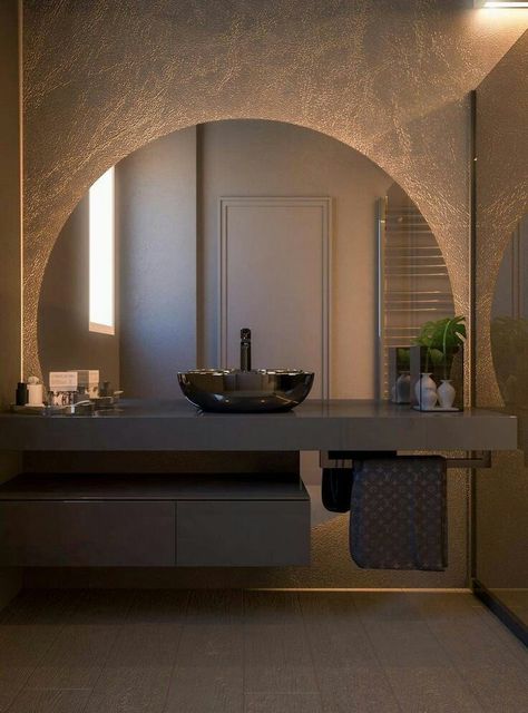 Wc Luxury, Wc Mirror, Luxury Wc, Design Ložnic, Bathroom Mirror Design, Dressing Table Decor, Stylish Mirror, Mirror Dressing, Dressing Table Design