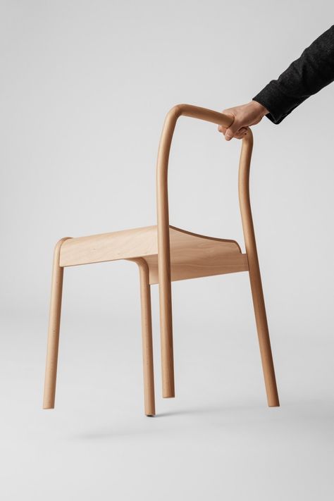 Wooden Chair Design, Light Chair, Furniture Photography, Foldable Chair, Chair Design Wooden, London Design Festival, Chair Stool, Wooden Chairs, Kitchen Chair