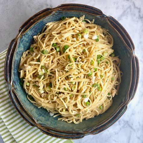 Vietnamese-American Garlic Noodles | thebrookcook The Noodle, Recipes Asian, Noodle Dish, Garlic Noodles, Foreign Food, America Food, Asian Noodles, Asian Foods, Roasted Asparagus