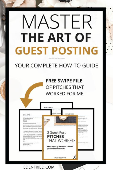 How To Guest Post Like a Total Pro. Guest Blog. Guest blog post pitch. Guest post pitch. - EdenFried.com Write Better, Blog Planning, Beginner Blogger, Blog Strategy, Blogging 101, Guest Blogging, Blog Business, Blogging Advice, Blog Content