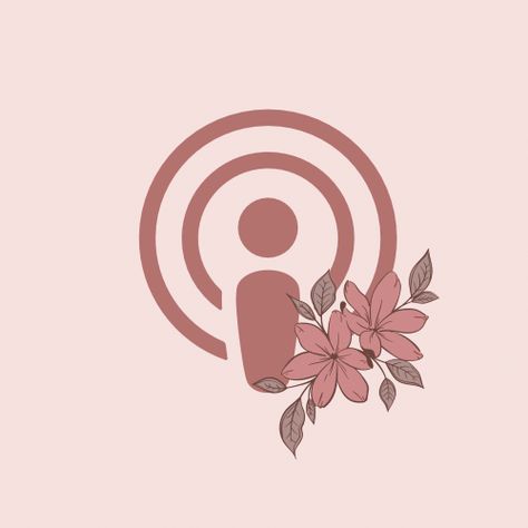 Apps Logo Aesthetic Pink, Pink And Brown Icons, Podcasts Logo, Dark Pink Icons, Iphone Pink Aesthetic, Phone Transformation, Pink Setup, App Icons Pink, Apps Logo