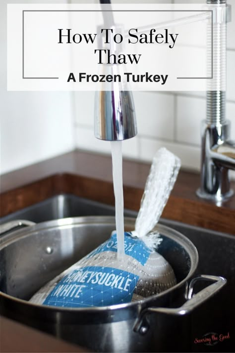 Whole Smoked Turkey, Spaghetti Crockpot, Defrosting Turkey, Cooking A Frozen Turkey, Boat Dip, Chili Spaghetti, Thawing Turkey, Moonshine Recipe, Thanksgiving Tips