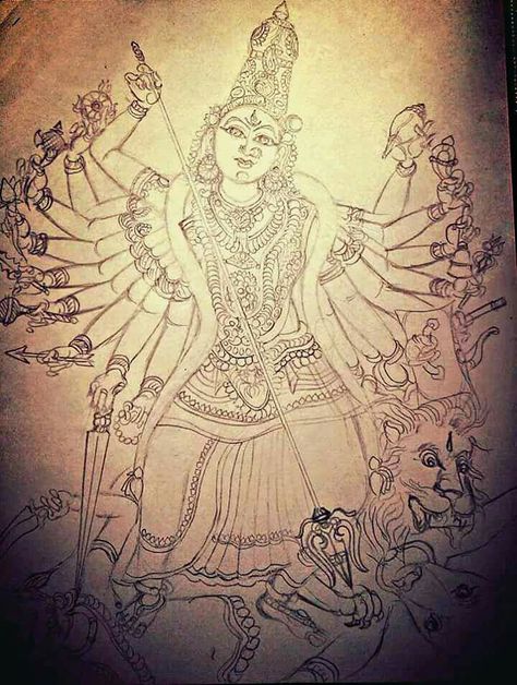 Mahishasura mardini Nava Durga, Mahishasura Mardini, Gayatri Devi, Durga Devi, Friend Poems, Best Friend Poems, Divine Mother, Indian Art Paintings, Durga Goddess