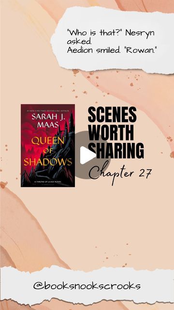 Books, nooks & crooks on Instagram: "“Who is that?” Nesryn asked Aedion smiled. “Rowan.” 📚: Queen of Shadows ✍️: Sarah J. Maas #throneofglass #sjm #sarahjmaas #read #books #bookish #bookstagram #crownofmidnight #heiroffire #queenofshadows #rowanwhitethorn #aelinashryvergalathynius" Tog Rowan, Queen Of Shadows Fanart, Books Nooks, Spicy Chapters, Queen Of Shadows, Aelin Ashryver Galathynius, Crown Of Midnight, February 9, Throne Of Glass