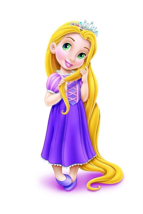 Rapunzel as a child Disney Mignon, Disney Princess Toddler, Rapunzel Disney, Disney With A Toddler, Disney Toddler, Karakter Disney, Princess Photo, Princess Rapunzel, Disney Rapunzel