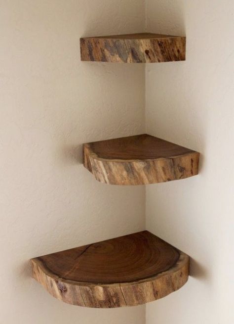 Diy Corner Shelves, Building Corner, Diy Corner Shelf, Float Shelf, Corner Shelf Ideas, Floating Corner Shelves, Corner Wall Shelves, Floating Shelves Bathroom, Kitchen Apartment