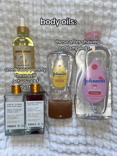 Baby Oil Gel, Oil Gel, Haut Routine, Holiday Cardigan, Shower Products, Body Hygiene, Basic Skin Care Routine, Shower Skin Care, Perfect Skin Care Routine