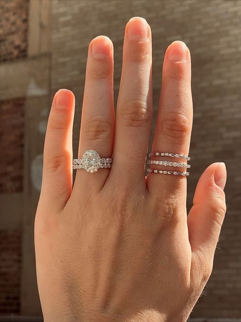 Pointer Finger Ring, Round Eternity Band, Triple Band Ring, Current Trends, Finger Rings, Finger Ring, Eternity Band, Ring Finger, Eternity Bands