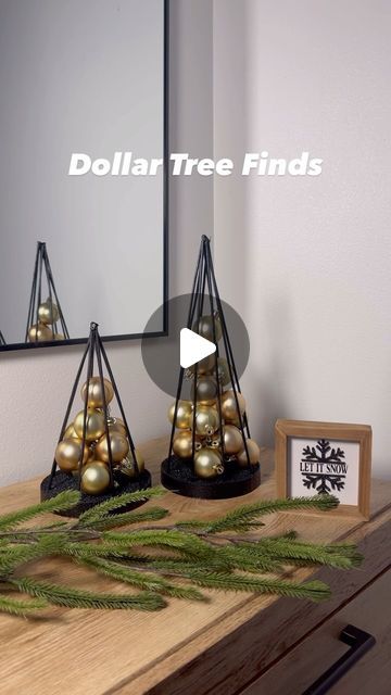 Mayra Mondragon on Instagram: "DOLLAR TREE CHRISTMAS CONES DIY, DOLLAR TREE CHRISTMAS DECOR DIY, CHRISTMAS CONES DIY, CONOS NAVIDEÑOS. #dollartreefinds #dollartreechristmas #christmascones #christmasdecor #blackchristmas #conosnavideños #christmashomedecor #christmasideas #christmasdiydecor #christmascrafts #christmasdecorations #christmasdiy #blackchristmasdecorations #christmastreecones #decoracionnavideña #decoracionnavidad #dollartreecommunity #dollartreeobsessed #dollartreeaddict #dollartreehacks #dollartree" Dollartree Christmas Diy, Dollar Tree New Years Decor, Diy Christmas Bells Decorations, New Year Decorations Ideas 2024, Dollar Tree Christmas Crafts Diy 2024, Cone Christmas Trees Diy, Dollar Tree Christmas Decor Diy, Diy Dollar Tree Christmas Decor, Xmas Gifts To Make