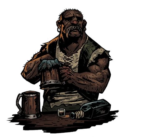 Tavern - Official Darkest Dungeon Wiki Best Armor, Darkest Dungeon, Arte Animal, One Shot, Medieval Fantasy, Dnd Characters, Character Portraits, Fantasy Character Design, Blacksmithing