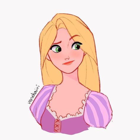 Rapunzel Illustration, Rapunzel Drawing, Anastacia Disney, Easy Disney Drawings, Disney Character Art, Disney Drawings Sketches, Printable Coloring Pages For Kids, Disney Princess Artwork, Karakter Disney