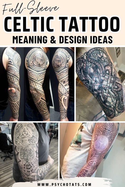 Full Sleeve Celtic Tattoos Irish Half Sleeve Tattoos For Women, Celtic Arm Sleeve Tattoos, Celtic Half Sleeve Tattoo For Women, Celtic Tattoo Filler Ideas, Scottish Tattoo Sleeve Men, Celtic Pattern Tattoo, Celtic Mandala Tattoo, Celtic Sleeve Tattoo Men, Keltic Pattern Tattoo