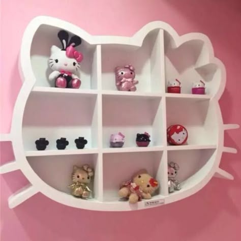 Hello Kitty Shelf, Hello Kitty Furniture, Hello Kitty Decorations, Hello Kitty Room, Hello Kitty Bedroom, Hello Kitty Room Decor, Kitty Room, Hello Kitty Merchandise, Hello Kitty House