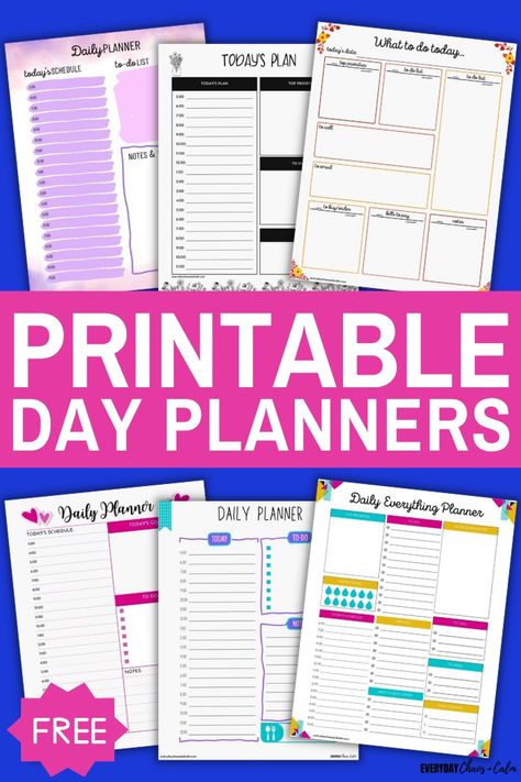 7 Free Printable Daily Planners To Organize Your Day Daily Planner Sheets Free Printable, Daily Planner Pages Templates, Daily Planner Pages Printable Free, Editable Planner Templates Free, Daily Work Planner Free Printable, Free Daily Schedule Printable, Free Printable Daily Schedule Templates, Day Planner Printables Free, Free Printable Daily Planner Template