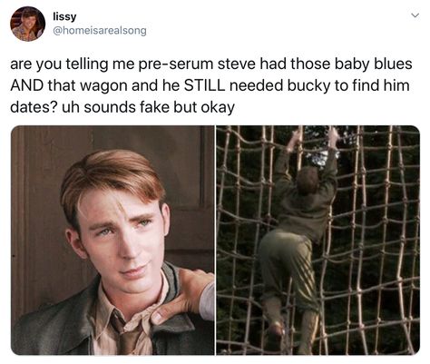 Steve Rogers Fanart, Stucky Fanart, Funny Marvel Memes, Pietro Maximoff, Marvel Avengers Funny, Avengers Memes, Hidden Camera, Marvel Actors, Marvel Jokes