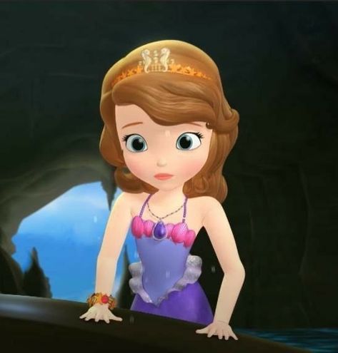 Sofia The First Mermaid, Amber Sofia The First Icon, Sofia The First And Amber, Princess Amber Sofia The First, Sofia Mermaid, Mermaid Kingdom, Floating Palace, Sofia The First Cartoon, Disney Princess Sofia The First