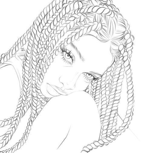 People Coloring Pages, Color Drawing Art, Unicorn Coloring, Adult Coloring Designs, Cartoon Coloring Pages, Cool Coloring Pages, Black Love Art, Coloring Book Art, Cute Coloring Pages