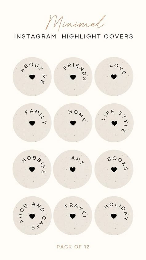 Minimal heart Instagram story highlight cover template set | free image by rawpixel.com / Wan Travel Highlight, Cute Fonts Alphabet, Aesthetic Highlight Covers, Pastel Highlights, Highlight Covers Aesthetic, Instagram Graphic Design, Story Highlight Cover, Boyfriend Instagram, Zestaw Ikon