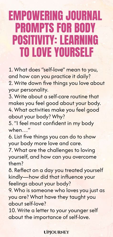 Discover empowering journal prompts to cultivate body positivity and embrace self-love. Start your journey towards accepting and celebrating yourself with these thought-provoking prompts. Explore the power of self-acceptance and practice gratitude for your body through reflective writing. Use these prompts as a tool to boost your confidence and build a healthy relationship with yourself. Begin the practice of loving every part of who you are, inside and out, with this inspiring collection of jou Self Sabotage Journaling Prompts, Journaling Tracker, Therapy Journaling Prompts, Journal Prompt Ideas, Therapy Journaling, Easy Journal, Self Love Journal Prompts, Reflective Writing, Love Journal Prompts