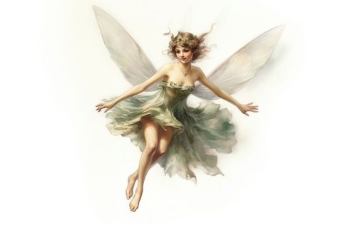 Dancing flying fairy angel. AI generated Image by rawpixel. | free image by rawpixel.com / Tipsuda C Fairy Poses Flying, Fantasy Png Aesthetic, Flying Fairy Drawing, Gelfling Oc, Vintage Fairy Art, Fairy Poses, Flying Fairies, Ballet Fairy, Fairy Flying