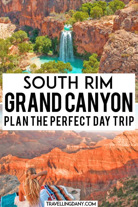 Grand Canyon Itinerary, South Rim Grand Canyon, Sedona Arizona Travel, Grand Canyon Vacation, Sedona Travel, Grand Canyon Hiking, Grand Canyon Trip, Visiting The Grand Canyon, Grand Canyon South Rim