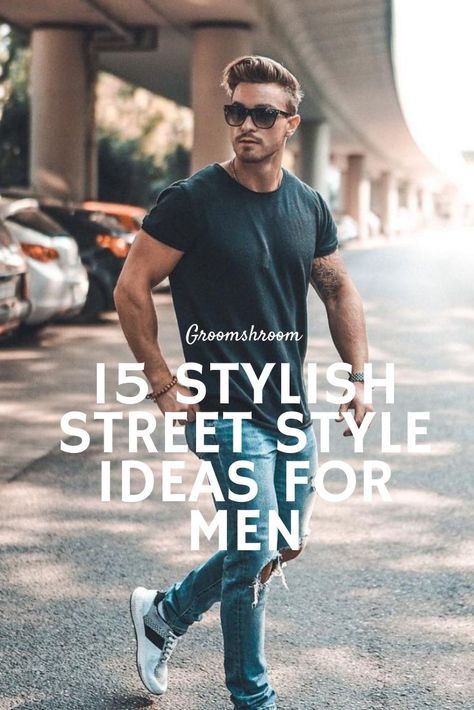 Light Denim Shirt, Fashion Ideas For Men, Blue Jeans Outfit, Bohemian Men, Stylish Street Style, Cool Street Style, Looks For Men, Mens Fashion Tips, Jeans Outfit Men