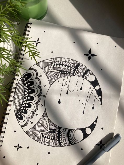 Pen Art Easy Simple, Simple Aesthetic Drawing Ideas Easy, Doddleoddle Art Easy Aesthetic Drawings, Simple Aesthetic Painting Ideas Easy, Rangoli Art Design Easy, Mandala Art Ideas Creative Easy, Asthetic Paintings Easy On Paper, Asthetic Sketches Art Easy, Aesthetic Mandala Art Easy