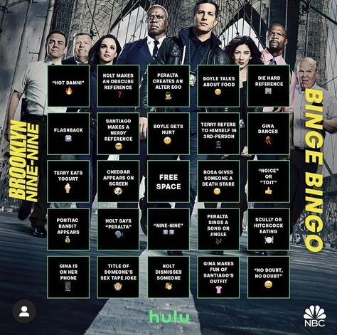 Brooklyn Nine Nine Episodes To Watch, Netflix Games, The Perfect Score, Brooklyn Nine Nine Funny, Bingo Sheets, Films Posters, Quizzes Buzzfeed, Brooklyn 9 9, Short Quiz