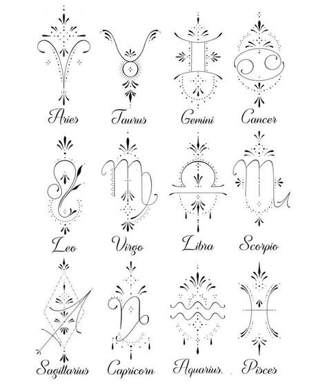 Tattoo Ideas Astrology, Leo Tattoo, Taurus Tattoo, Collarbone Tattoo, Tato Minimal, Horoscope Tattoos, Aquarius Tattoo, Tato Henna, Taurus Tattoos