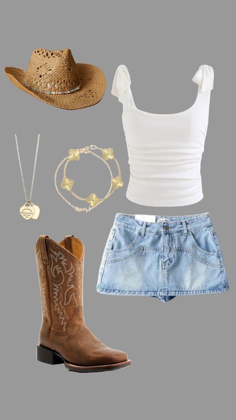 Concert Outfit Cowboy Boots, Morgan Wallen Outfit, Woodstock Outfit, Isabelles Cabinet, Outfit Inspo Country, Stampede Outfit, Country Music Concert Outfit, Outfit Cowboy Boots, Concert Outfit Country