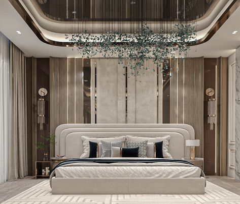 Luxury MasterBedroom :: Behance Modern Luxury Bedroom Master Suite Interior Design, Modern Bedroom Interior White, Classic Bedroom Design Luxury, Luxury Bedroom Master Suite, Royal Luxury Bedroom Design, Luxurious Bedrooms Master, Modern Luxury Bedroom Design, Modern Luxury Bed, Bedroom Design Luxury