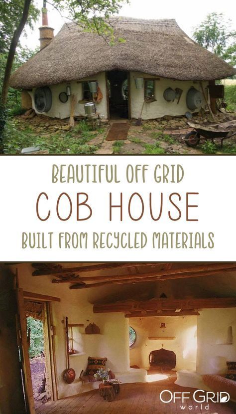 Farmer House, Cob Building, Casa Hobbit, Earth Bag Homes, Recycled House, Earthship Home, Mud House, A Small House, Natural Homes