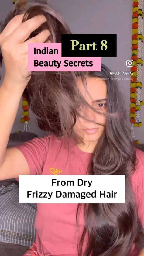 Repair frizzy dry damaged hair using simple homemade hair mask all natural.#hairhealty,#hairroutine#haircaremask#haircareroutine,#hairgrowth,#haircareaesthetic#natural,#hair,#removal,#permanent,#faces,#naturalhairremovalpermanentfaces#hairoil,#hairoils,#hairgrowth,#hairgrowthoil,#hairgrowthoils,#hairgrowthtips,#hairgrowthjourney,#hairgrowthproducts,#longhair Indian Beauty Secrets, Frizzy Hair Remedies, Hair Masks For Dry Damaged Hair, Hair Mask For Dandruff, Quick Hair Growth, Mask For Damaged Hair, Caring For Frizzy Hair, Homemade Hair Treatments, Homemade Hair Mask