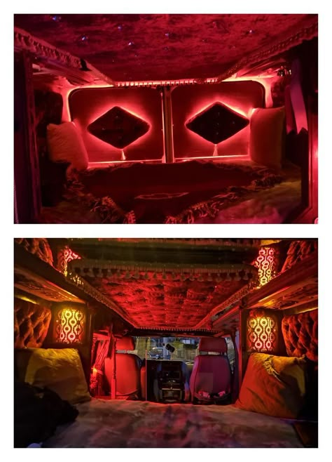 Custom Van Interior, Boogie Van, Vans Painted, Van Interiors, House Van, Gmc Vans, Toyota Cressida, Astro Van, Vans Custom