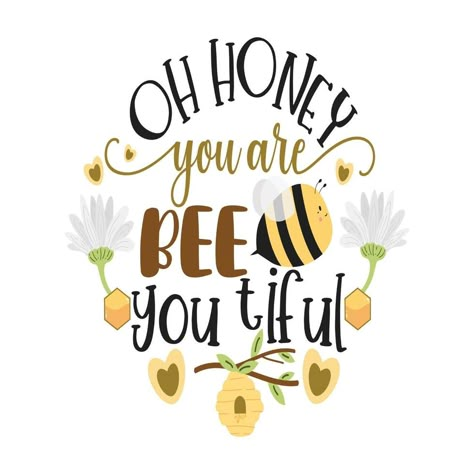 Bee Quotes Illustration. Motivational Inspirational Quotes Design With Bees Illustration. Beehive Quotes, Bee Sayings, Bees Illustration, Coloring Pages Bible, Sunday School Printables, Honey Quotes, Quotes Illustration, Bee Quotes, Bumble Bee Art