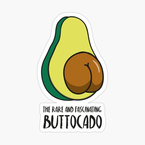 Avocado. Avocado Memes Funny, Avocado Funny, Avocado Puns, Avocado Sticker, Vsco Pictures, Funny Bunnies, Cool Stickers, Memes Funny, Funny Stickers